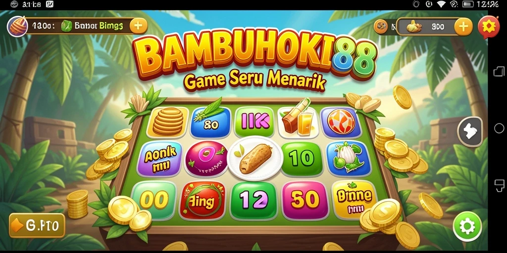 Tampilan gameplay seru dari BAMBUHOKI88 dengan interaksi pemain.