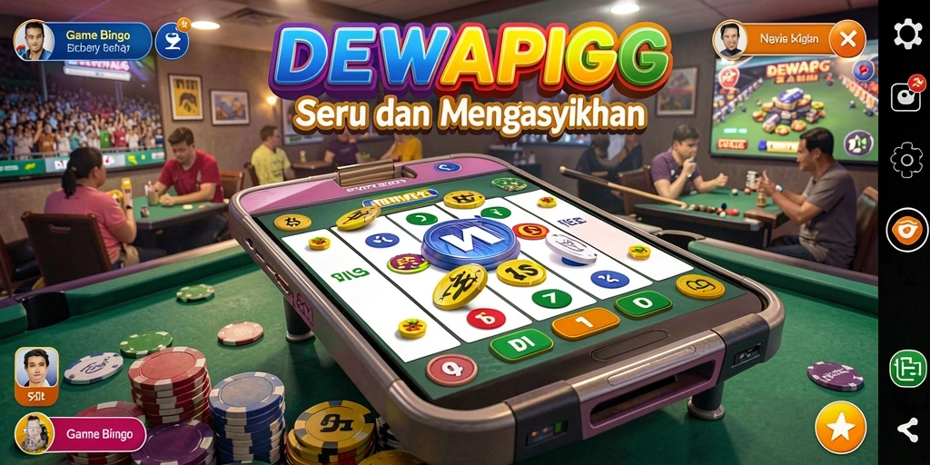 Screenshot gameplay DEWAPG yang menunjukkan keseruan bermain Bingo.