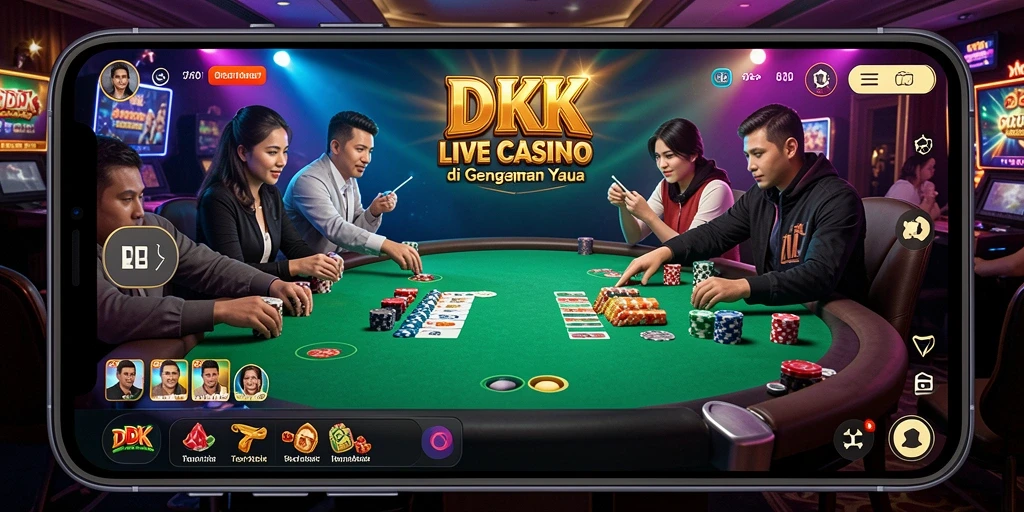 Tampilan gameplay DKK yang menarik dan interaktif.