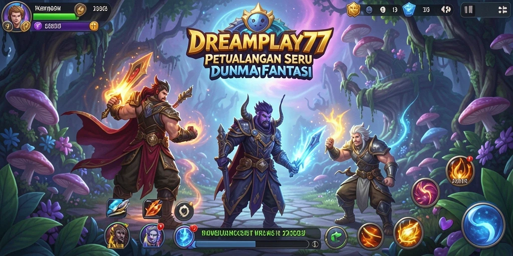 Tampilan gameplay seru dengan tantangan petualangan di DREAMPLAY77.