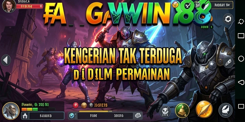 Tangkapan layar gameplay FANGWIN88 dengan suasana Horror yang mencekam.