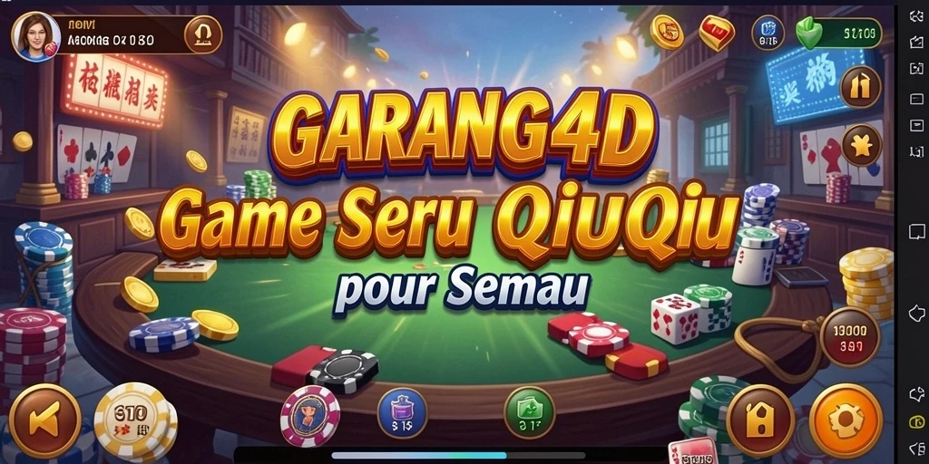 Tampilan gameplay menarik dari GARANG4D saat bermain QiuQiu.