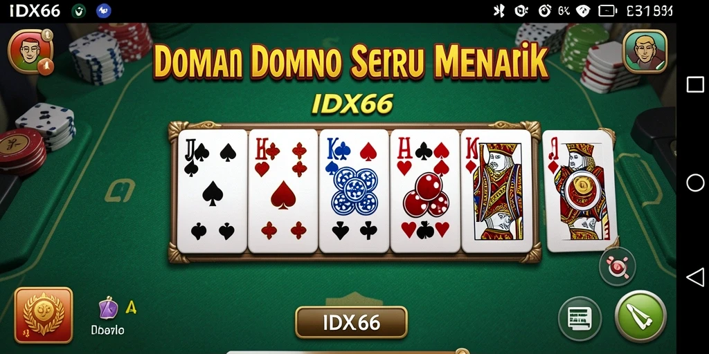 Gameplay seru Domino di IDX66 dengan grafis menarik.