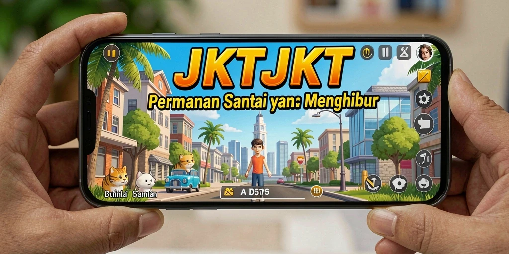 Tangkapan layar permainan JKTJKT menampilkan momen seru dalam gameplay Casual.