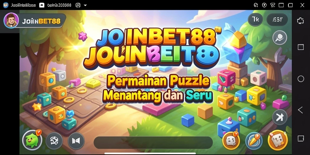 Tampilan screenshot dari gameplay Puzzle JOINBET88 yang menampilkan berbagai tingkat kesulitan.
