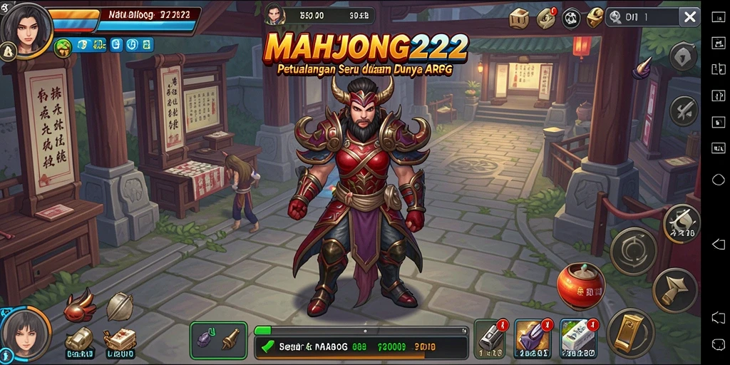 Tampilan gameplay MAHJONG222 yang seru dan menakjubkan.