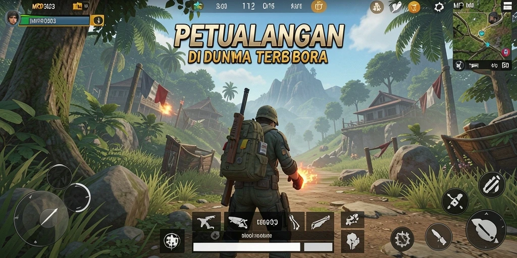 Gameplay MPO303 menampilkan petualangan epik dalam dunia terbuka.