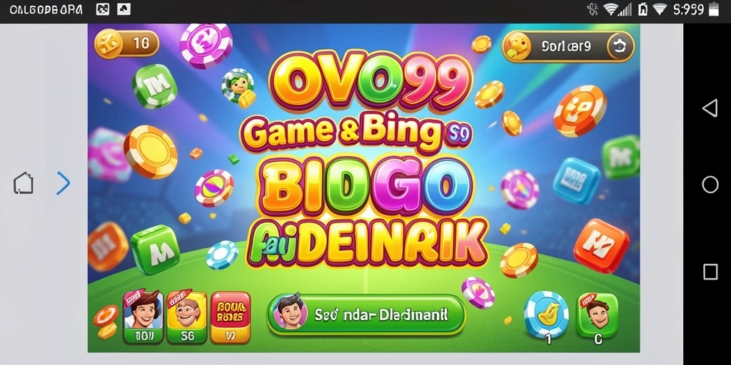 Menampilkan gameplay menarik dari OVO99 Bingo.