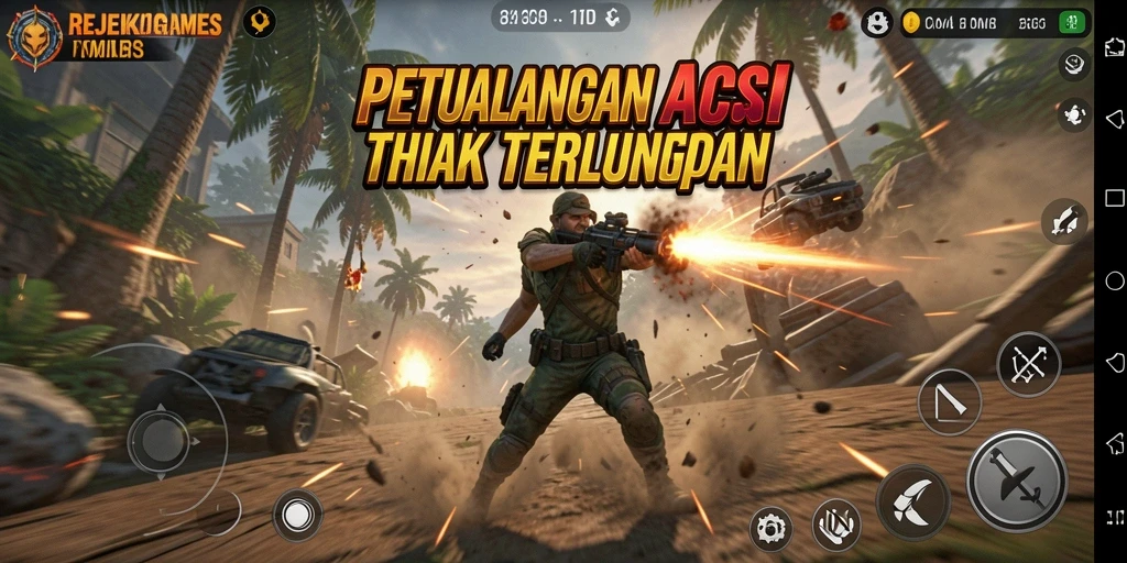 Tampilan menarik dari gameplay REJEKIGAMES yang penuh aksi.