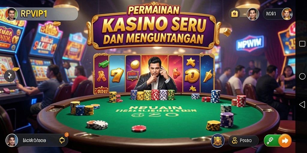 Screenshot RPVIP1 menunjukkan gameplay kasino yang menarik dan interaktif.