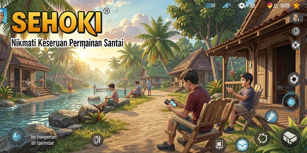 Tampilan seru gameplay SEHOKI yang mengasyikkan.
