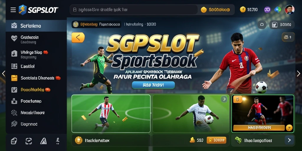 Tampilan gameplay SGPSLOT dengan berbagai pilihan taruhan olahraga.