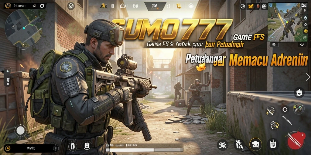 Tampilan gameplay intens dari SUMO777 yang mendebarkan.