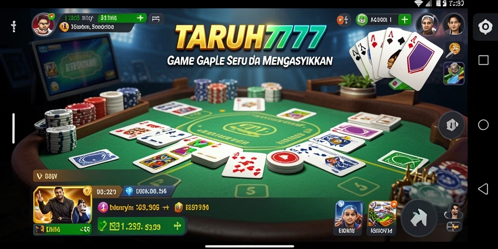 Tampilan gameplay TARUH777 yang seru dan menantang.