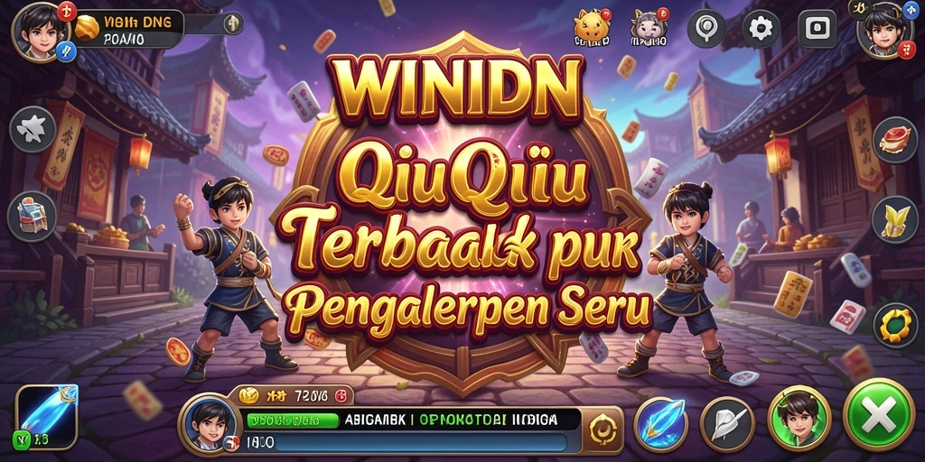 Tampilan gameplay seru QiuQiu di WINIDN.